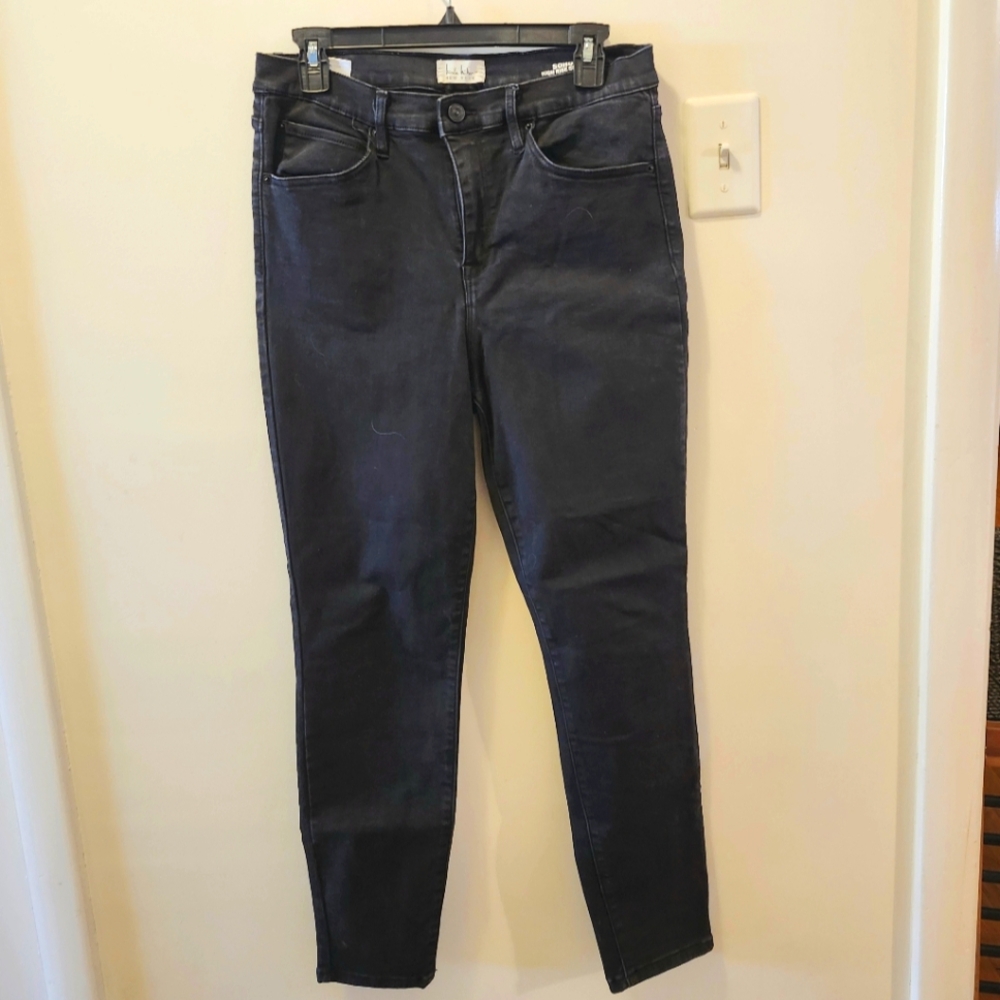 Nicole Miller Black Skinny Jeans Sleek Fit